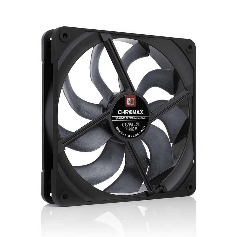 NOCTUA ケースファン ［140mm / 1500RPM］ NF-A14X25-G2-PWM-CH-BK