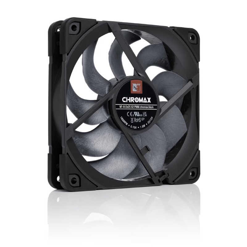 NOCTUA ケースファン ［120mm / 1800RPM］ NF-A12X25-G2-PWM-CH-BK