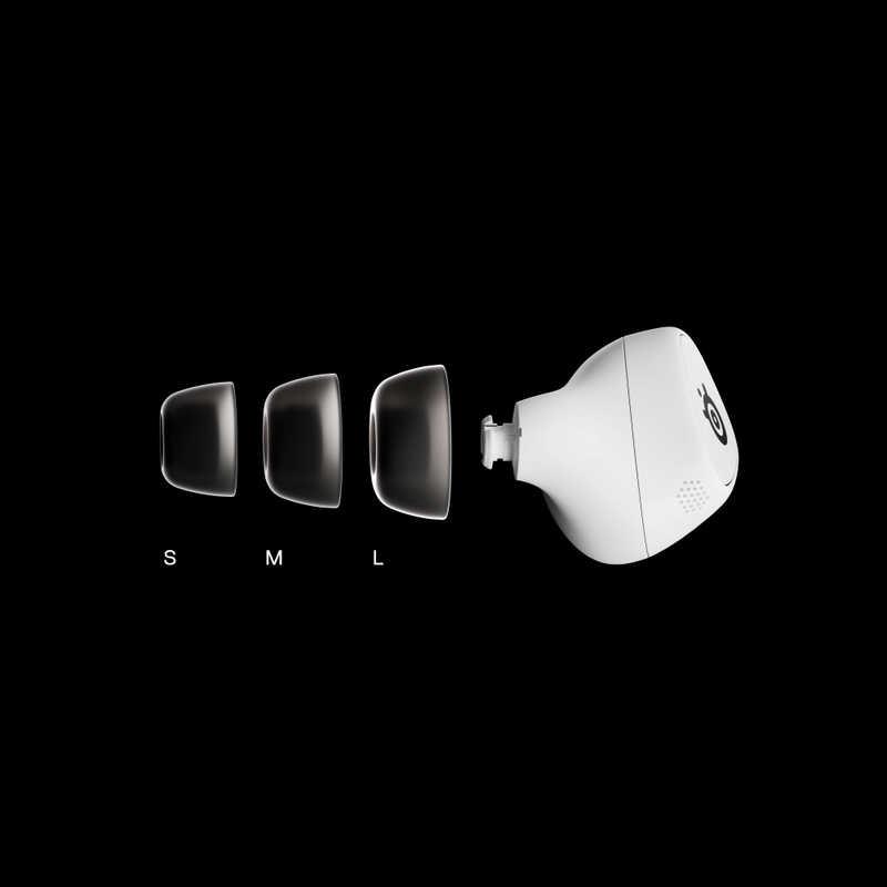 STEELSERIES ワイヤレスゲーミングイヤホン Arctis GameBuds White