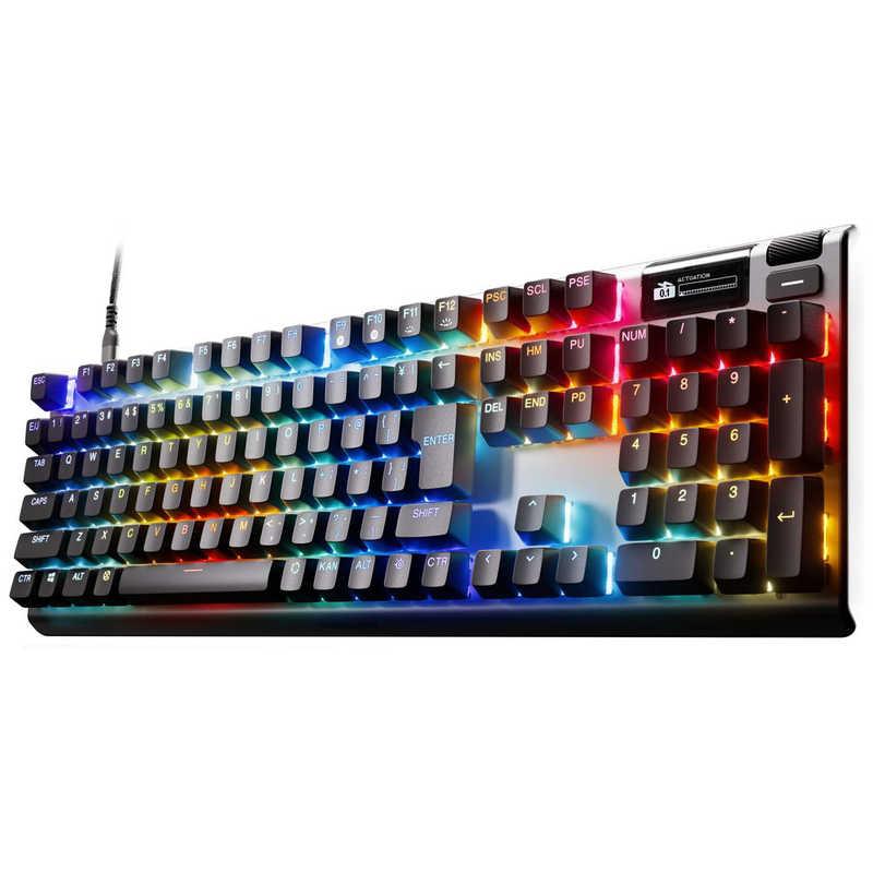 STEELSERIES ゲーミングキーボード＋リストレスト(ラピッドトリガー