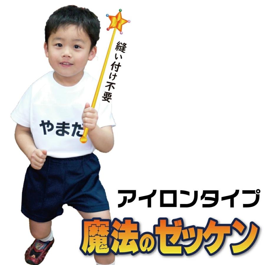最短翌日発送 ゼッケン 名前印刷 アイロン 貼付けタイプ 1枚 1cm刻みで