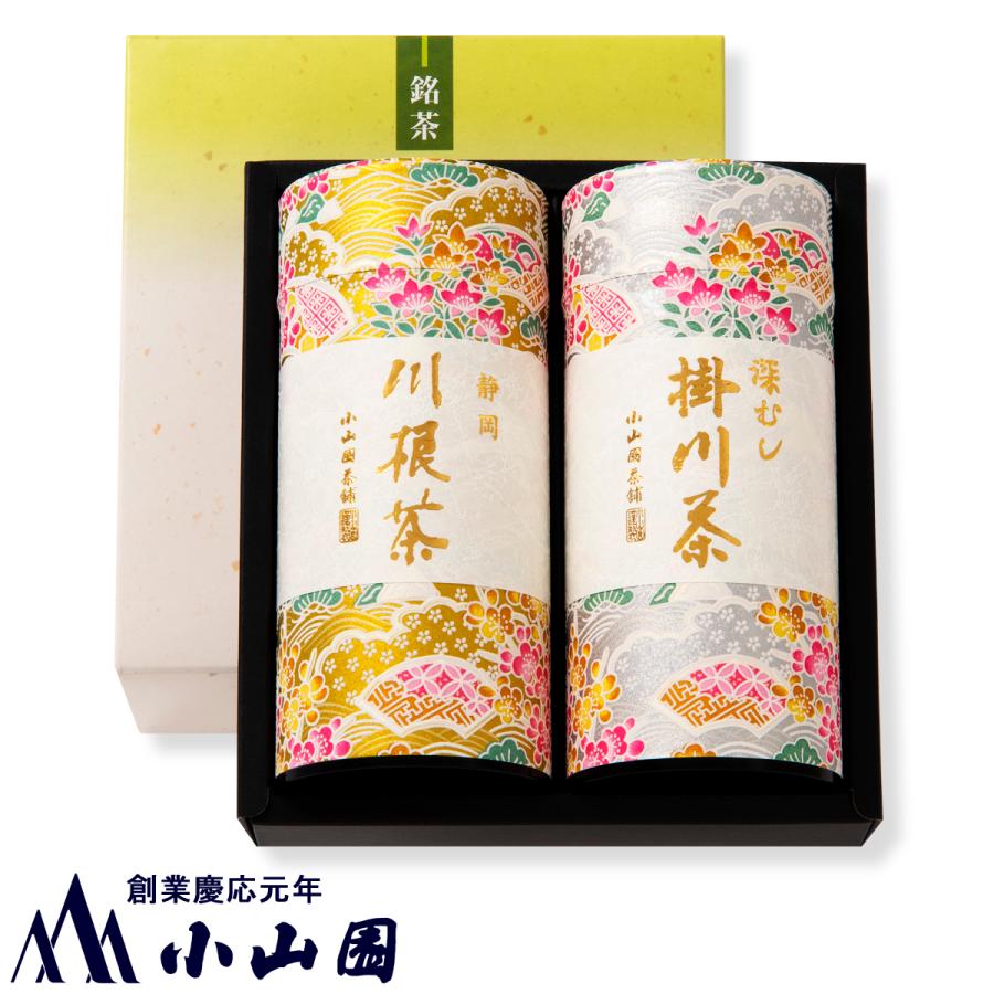 静岡「川根茶」・深むし「掛川茶」詰合せ 送料無料 (300166_KK-30) | 