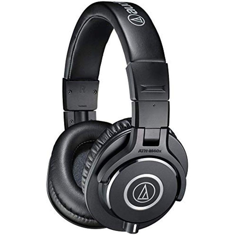audio-technica プロフェッショナルモニターヘッドホン ATH-M40x ブラック スタジオレコーディング/器練習/在宅勤務/