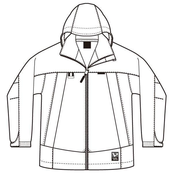 アイトス　全天候型ジャケット（ディアプレックス）　オレンジ×チャコール　AZ56301-063-M　（直送品）