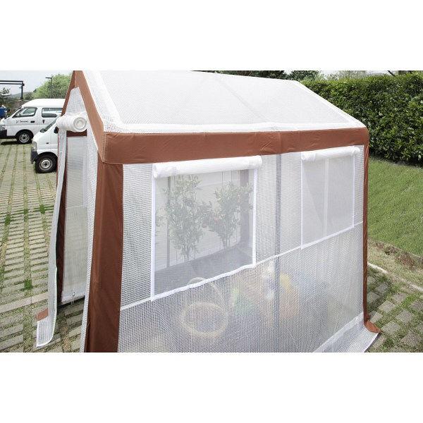 タカショー 大型温室 L GRH-11L（直送品） ＞ 家庭菜園に最適な大型温室です ガーデニング