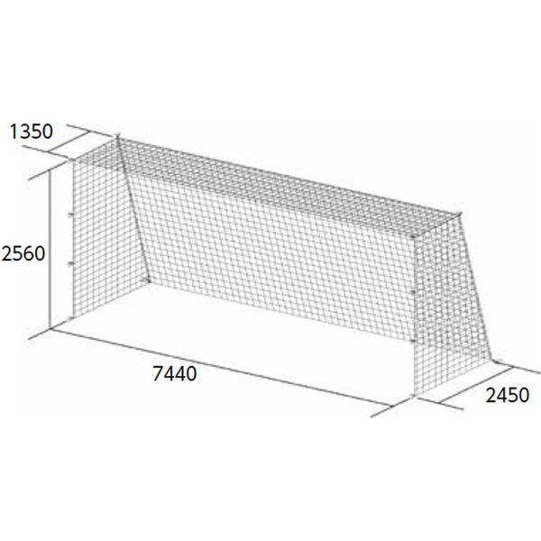 大割引 1セット 2入 直送品 B2192 ｂー２１９２ 一般サッカーゴールネット トーエイライト サッカーネット 設備 備品