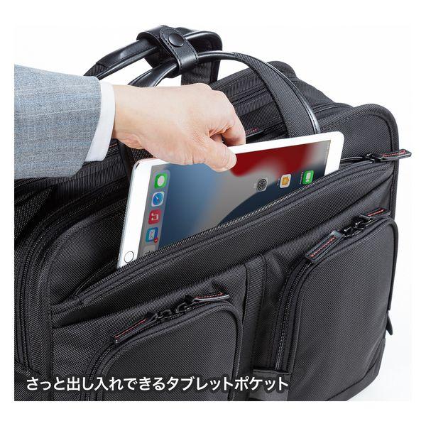 サンワサプライ エグゼクティブビジネスバッグPRO（大型ダブル） BAG-EXE12N 1個（直送品） ＞