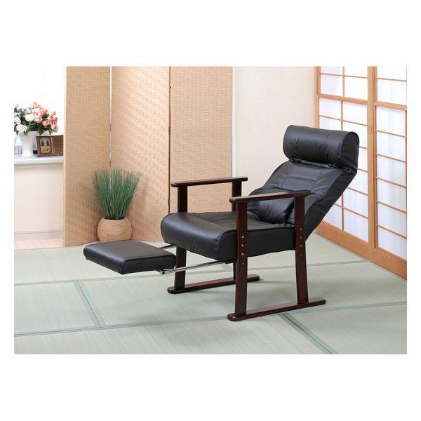 谷村実業株式会社 フットレスト付きリクライニング高座椅子 TAN-154 1個（直送品） :HR15971:LOHACO お取り寄せYahoo