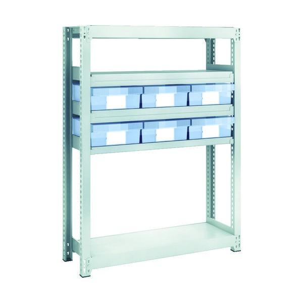 トラスコ中山（TRUSCO） TRUSCO M2型軽中量棚 H1200 樹脂透明引出付 大X6 M2-4335-D6 1個 856-3225（直送品）