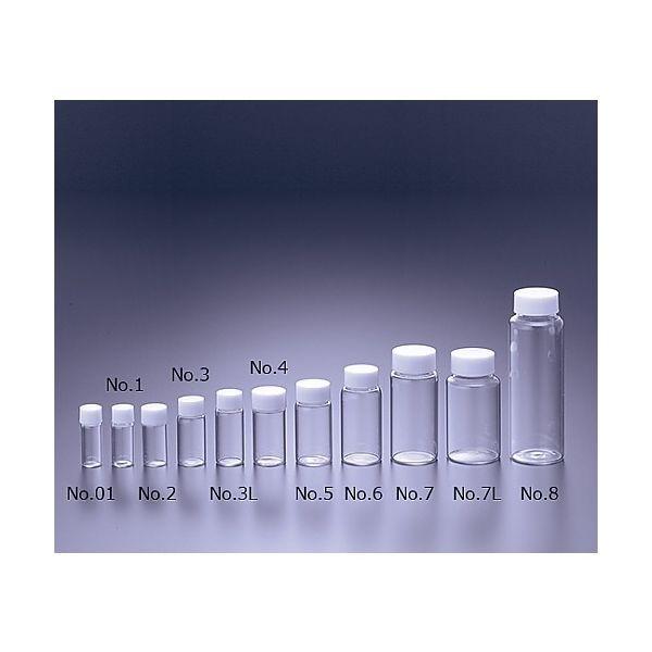 マルエム FCスクリュー管瓶 透明 50入 110.0ml 1箱（50個） 61-0144-11（直送品）のサムネイル