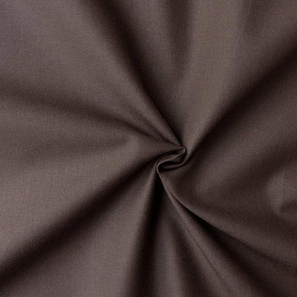 NBK エイティスクエア 無地 生地 綿100% シャーティング コゲチャ ブラウン系 巾約110cm×5m切売カット KD4630-107（直送品）