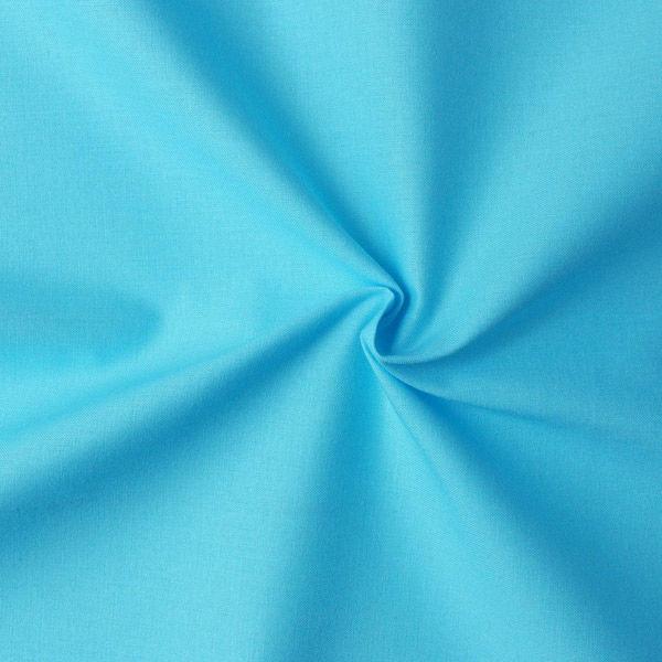 NBK エイティスクエア 無地 生地 綿100% シャーティング ミズイロ ブルー系 巾約110cm×5m切売カット KD4630-244-（直送品）