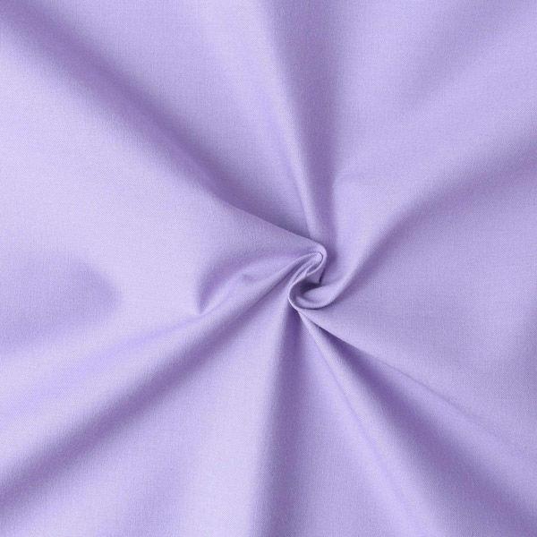 NBK エイティスクエア 無地 生地 綿100% シャーティング ウスムラサキ パープル系 巾約110cm×5m切売カット KD4630-2（直送品）