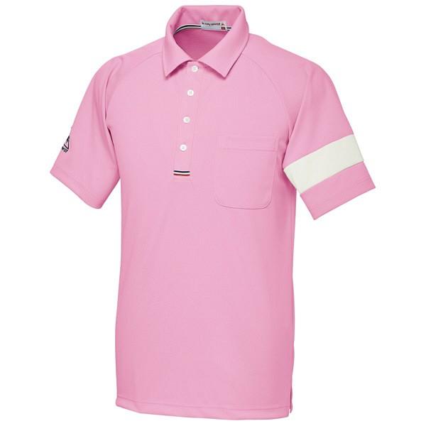 ルコックスポルティフ ユニセックスニットシャツ ピンク S UZL3041 1枚  （直送品） ポロシャツ、Tシャツ