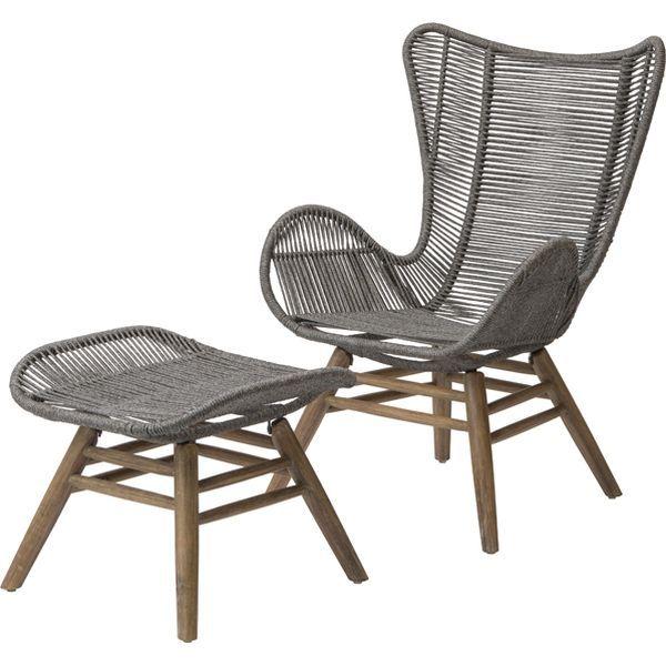 タカショー ゴード リラックスチェアー グレー TRD-10C 1セット（2点入り）（直送品）