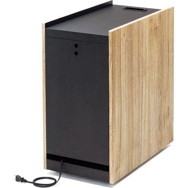 サンワサプライ 鍵付きカバン収納ボックス WG-TWBOX1LMN 1台（直送品） ＞ デスク下に収納できるカバン収納ボックスです