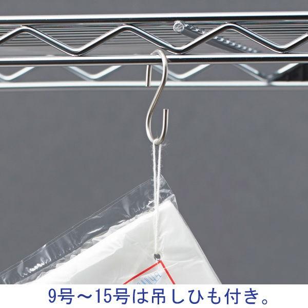 フクレックス ポリ袋(規格袋) ひも付き HDPE・半透明 0.008mm厚 12号 230mm×340mm 1セット(6000枚:200枚×30袋)|y-lohaco|02