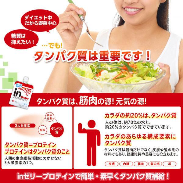 inゼリー(インゼリー)プロテイン5g 1箱(6個入) 森永製菓 栄養補助ゼリー|LOHACO |03