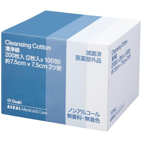 オオサキメディカル　清浄綿　スキンフレッシュ　95188　1箱（100包入）　 オリジナル