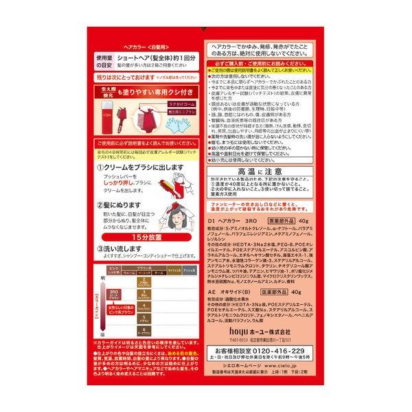 シエロ ヘアカラーEX クリーム 3RO. ローズブラウン891円 シエロ ヘアカラーEX クリーム 3RO. ローズブラウン891円