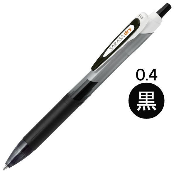 ゲルインクボールペン サラサドライ 0 4mm 黒 10本 ゼブラ1 229円 本格派ま Jjs31 Bk