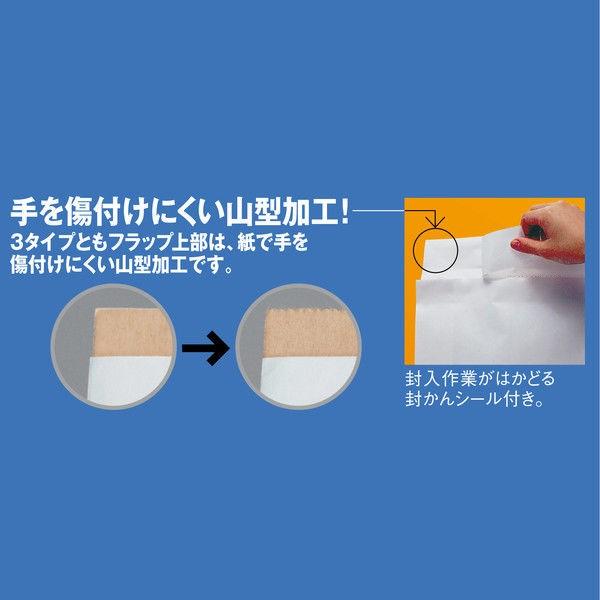 「現場のチカラ」 スーパーバッグ 宅配袋(紙製) ラミネート加工 白 中サイズ 封かんシール付 1パック(10枚入) オリジナル|y-lohaco|04