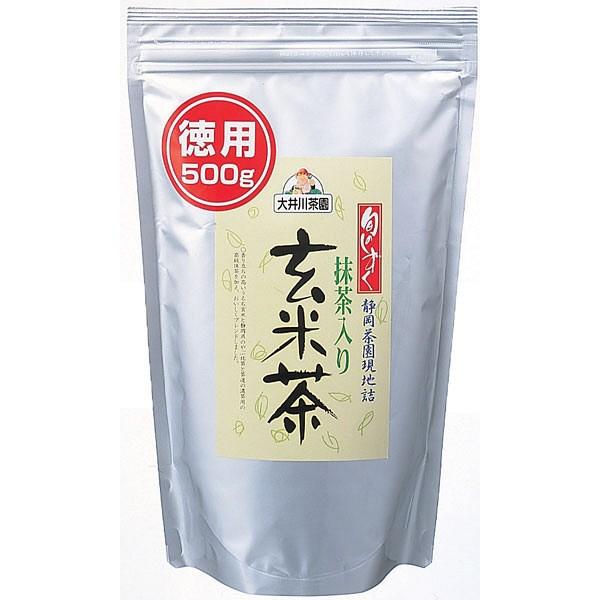 【限定品】大井川茶園　抹茶入り玄米茶　徳用　500
