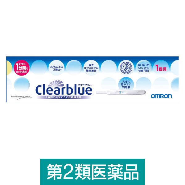 妊娠検査薬 クリアブルー 1回用 オムロンヘルスケア 第2類医薬品 Pn
