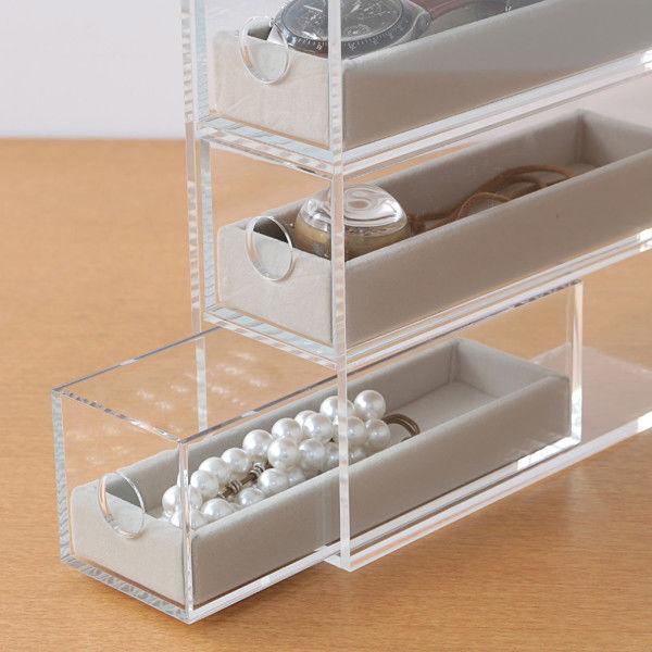 無印良品 アクリルメガネ 小物ケース用ベロア内箱仕切 グレー 3735 良品計画 Lohaco Paypayモール店 通販 Paypayモール