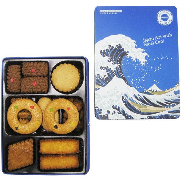 期間限定今なら送料無料 三越伊勢丹 泉屋 オリジナルクッキーズ 波缶 1箱 贈り物 洋菓子 紙袋付 Materialworldblog Com