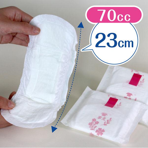 吸水ナプキン 中量用 70cc 16枚 羽なし 23cm ポイズ さらさら 吸水ライナー 無香料 1パック(16枚)尿漏れ 日本製紙クレシア|y-lohaco|03