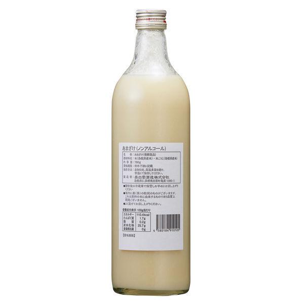 ノンアルコール 甘酒 奥出雲酒造 砂糖不使用 酒蔵仕込 あまざけ 瓶 780g×1本 |y-lohaco|02