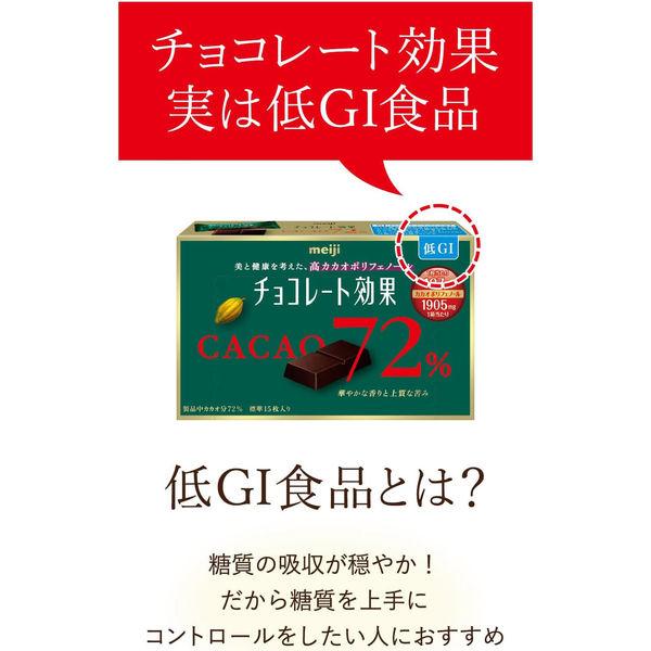 チョコレート効果カカオ72％大容量ボックス 高カカオ 低GI 1箱 明治