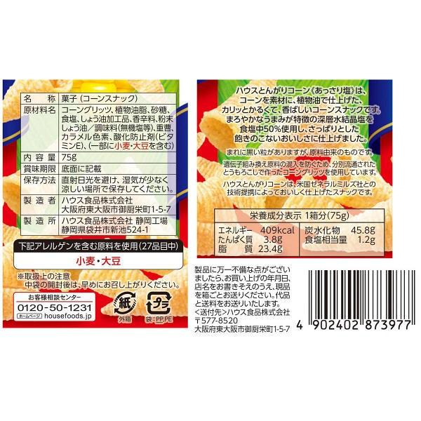 ハウス食品 とんがりコーン あっさり塩 87397 1セット(3個入)|y-lohaco|03