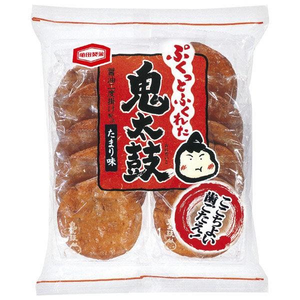 亀田製菓 鬼太鼓たまり味 10枚入 与え 2袋入 店 1セット