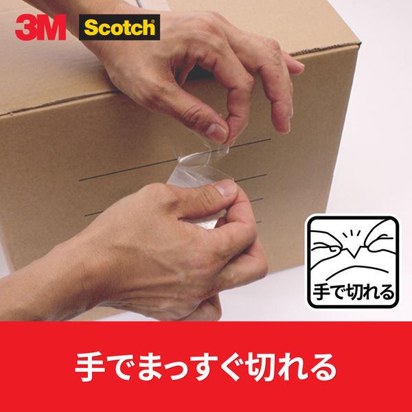 【OPPテープ】 スコッチ(R) 透明梱包用テープ 手でまっすぐ切れる 3842K 0.06mm厚 幅48mm×長さ35m 3M 1巻|y-lohaco|03