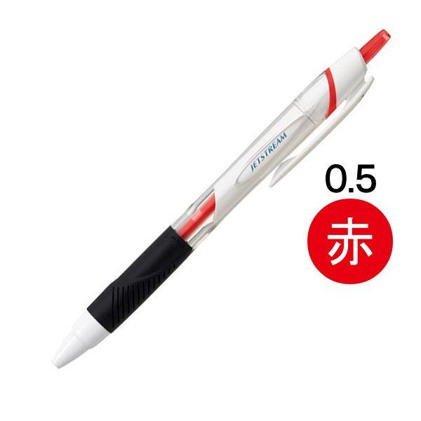 【誠実】 全日本送料無料 油性ボールペン ジェットストリーム単色 0.5mm 白軸 赤インク SXN-150-05 三菱鉛筆uni ユニ clear-design.net clear-design.net