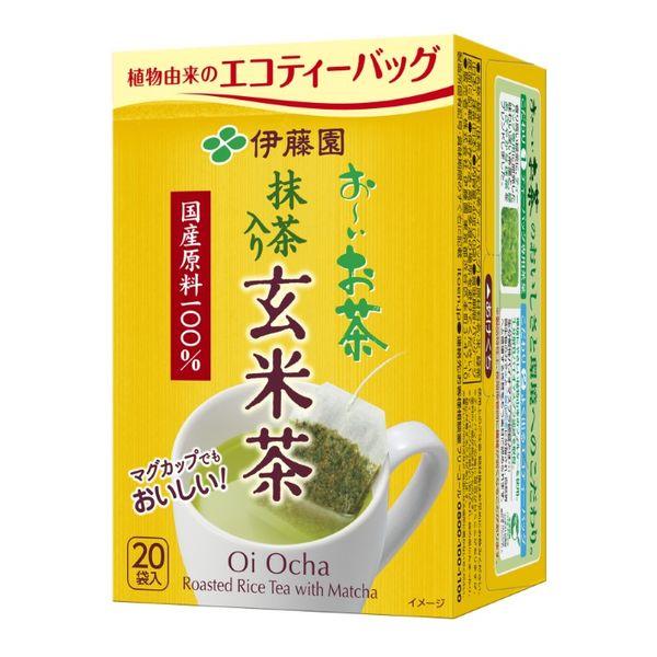 店店伊藤園 おーいお茶 抹茶入り玄米茶ティーバッグ 1.9g 1セット（100バッグ：20バッグ入×5箱） エコティーバッグ 緑茶、日本茶 