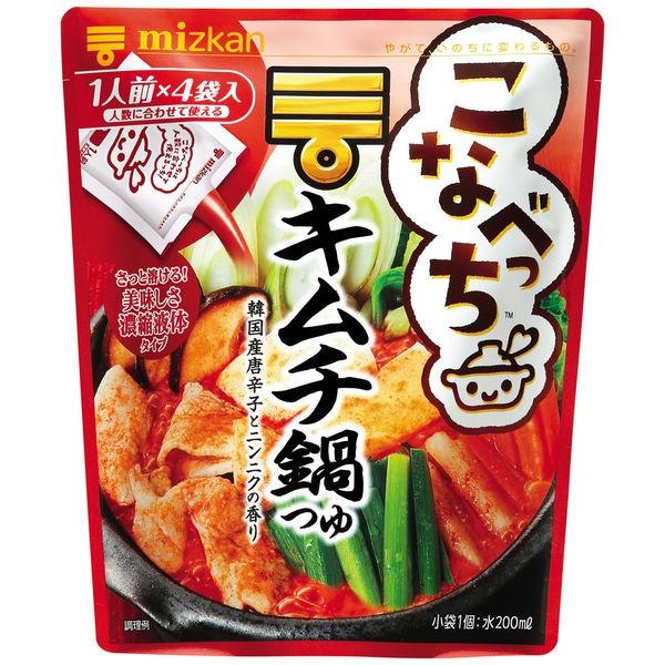 ミツカン こなべっち 日本製 新商品 新型 キムチ鍋つゆ 1個