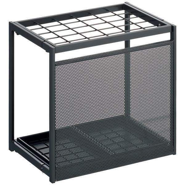 アスクル ビジネスフィット傘立て 30本用 カーボングレー ブランド激安セール会場 1台 オリジナル 幅525 奥行366 高さ490mm