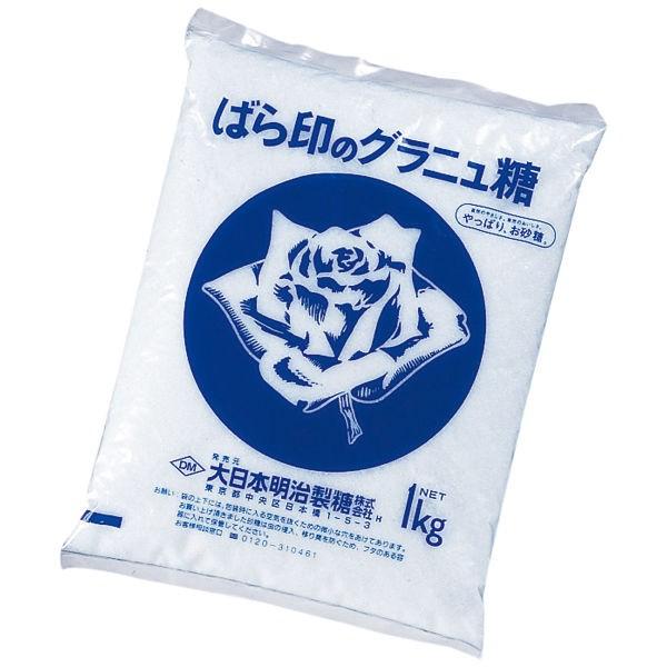 大日本明治製糖 ばら印のグラニュ糖 毎日続々入荷 1kg 1袋 春の新作