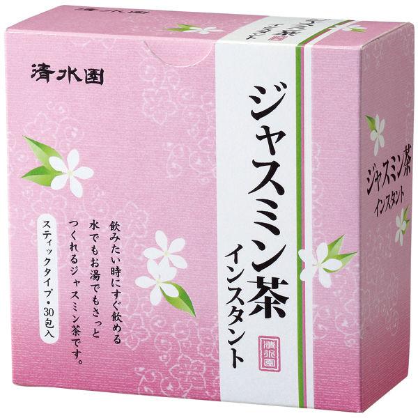 清水園 ジャスミン茶インスタント 供え メーカー再生品 30包入 1箱