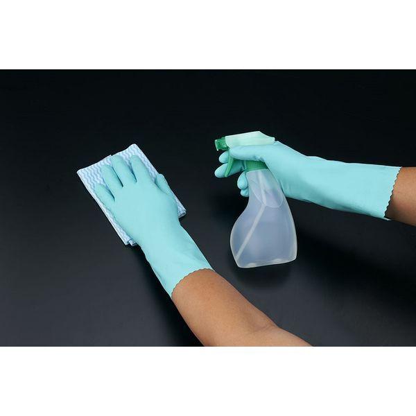 ニトリルゴム手袋 裏毛付 ナイスハンドエクストラ中厚手 営業 Lサイズ 1双 グリーン ショーワグローブ