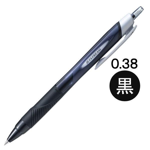 油性ボールペン ジェットストリーム単色 送料無料カード決済可能 0.38mm 黒軸 黒インク ユニ125円 SXN-150-38 安心の定価販売 三菱鉛筆uni