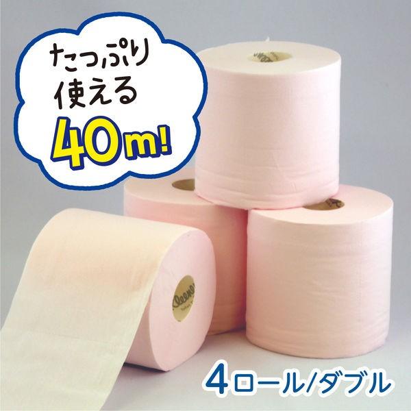 トイレットペーパー 4ロール パルプ ダブル 40m クリネックス ソフティピンク 1パック 4個入 日本製紙クレシア Lohaco Paypayモール店 通販 Paypayモール