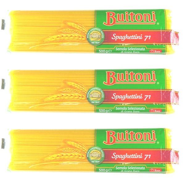 ブイトーニ No.71スパゲティーニ 1.6mm 3袋 500g 1セット 品質は非常に良い 最大84％オフ！