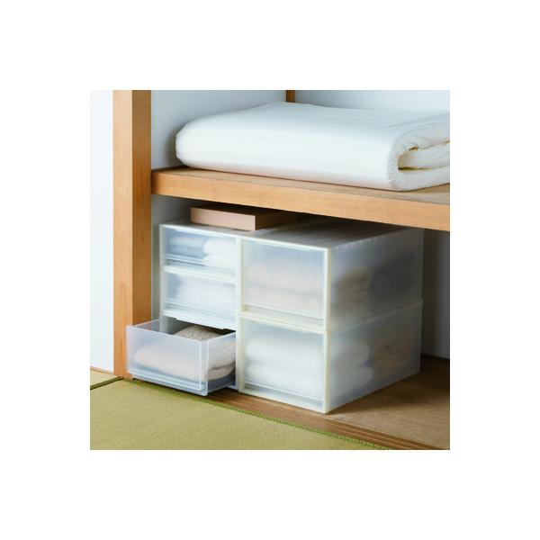 無印良品 ポリプロピレン衣装ケース 引出式 大 約幅40×奥行65×高さ24cm 5112098 良品計画|y-lohaco|05