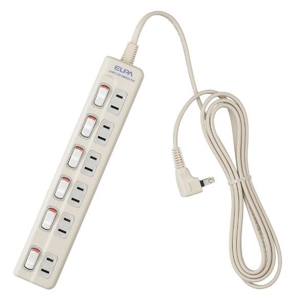422円 くらしを楽しむアイテム 朝日電器 ELPA 電源タップ ランプレスタップ 2P式 6個口 2m トラッキング防止プラグ 個別スイッチ付 ホワイト WLS-620EB W 422円 くらしを楽しむアイテム 朝日電器 ELPA 電源タップ ランプレスタップ 2P式 6個口 2m トラッキング防止プラグ 個別スイッチ付 ホワイト WLS-620EB W