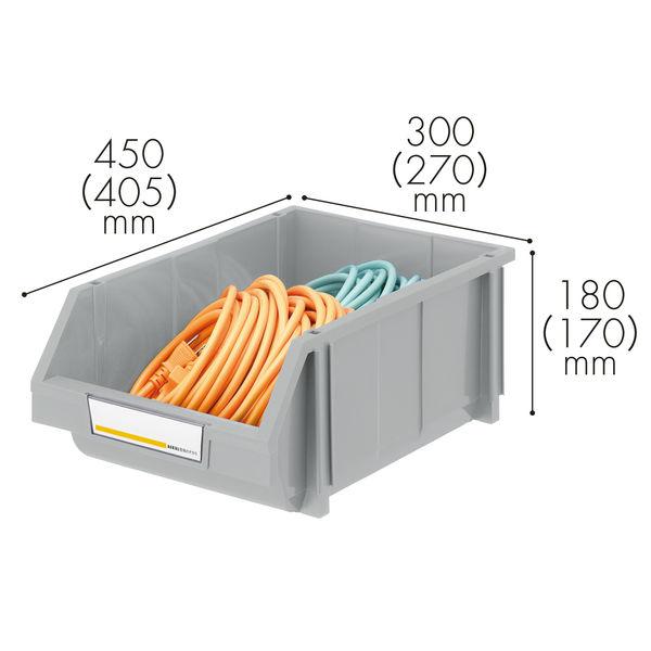 アスクル 現場のチカラ 組み合わせ収納ボックスグレーｌｌ オリジナル Lohaco Paypayモール店 通販 Paypayモール