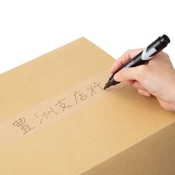 【ガムテープ】 現場のチカラ 油性インクで文字が書けるクラフトテープ 茶 幅50mm×長さ50m 1箱(50巻入) アスクル オリジナル|y-lohaco|06